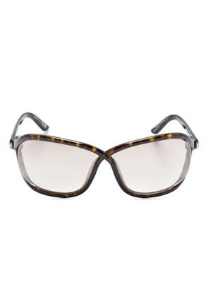 TOM FORD Eyewear Bettina butterfly-frame sunglasses - Brown