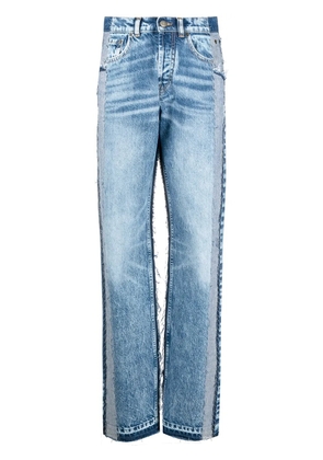 Maison Margiela panelled high-rise jeans - Blue