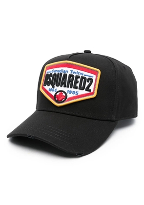 DSQUARED2 logo-embroidered baseball cap - Black