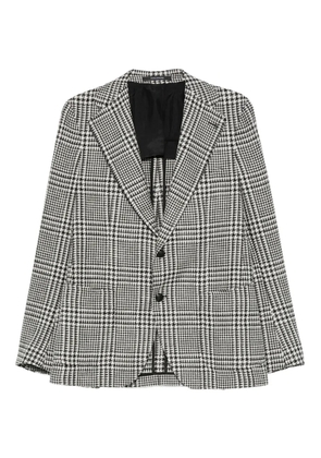Tagliatore checked single-breasted blazer - Black