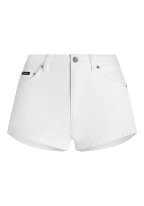 Dolce & Gabbana frayed shorts - White