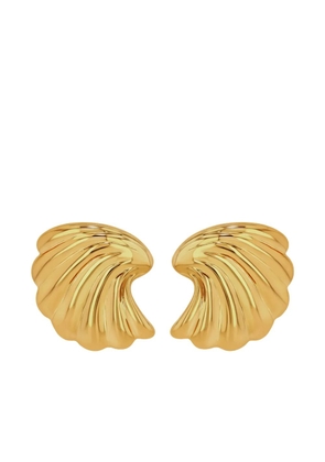 ANINE BING Curved Shell earrings - Gold