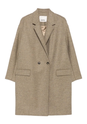 ISABEL MARANT double-breasted wool coat - Brown