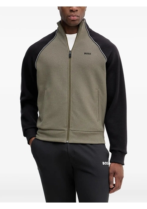 BOSS colourblock sweatshirt - Green