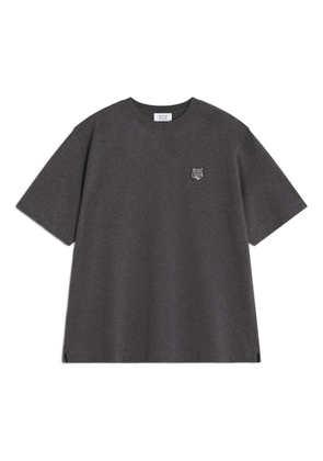 Maison Kitsuné logo-detailing cotton T-Shirt - Grey