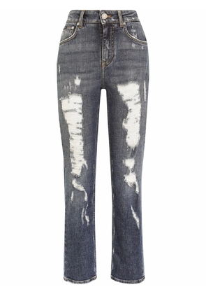 Dolce & Gabbana distressed boyfriend jeans - Blue