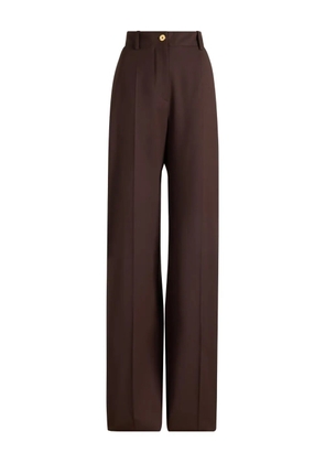 Patou high-waisted trousers - Brown