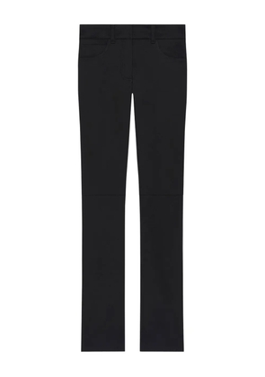 Courrèges satin bootcut pants - Black
