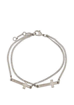 DSQUARED2 double-cross bracelet - Silver