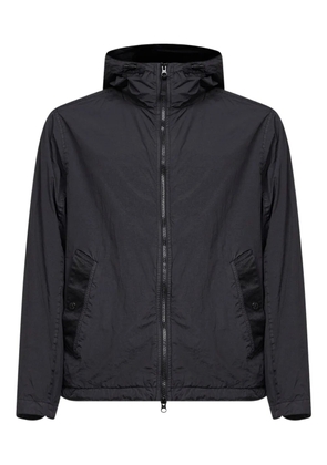 Stone Island hooded zip-up jacket - Black