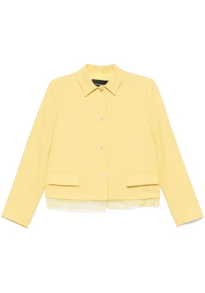 Fabiana Filippi layered-effect jacket - Yellow