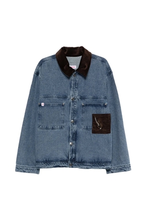 Charles Jeffrey Loverboy corduroy-collar jacket - Blue