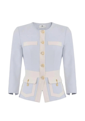 Elisabetta Franchi colourblock jacket - Blue