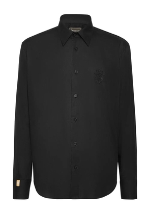 Billionaire logo-embroidered shirt - Black