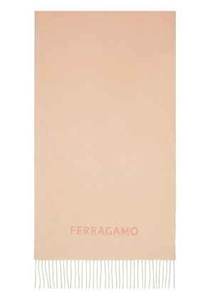 Ferragamo gradient-effect cashmere scarf - Pink