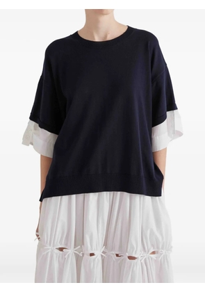 MeimeiJ crew-neck top - Blue