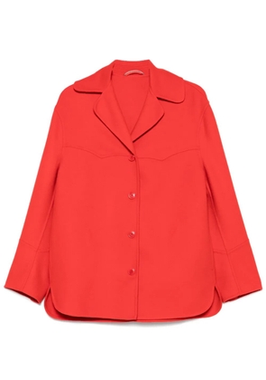 Ermanno Scervino virgin wool coat - Red