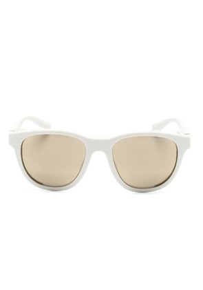 Emporio Armani oval-frame sunglasses - White