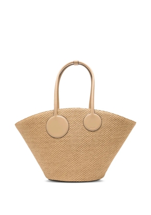 Cult Gaia Jayleen woven tote bag - Neutrals