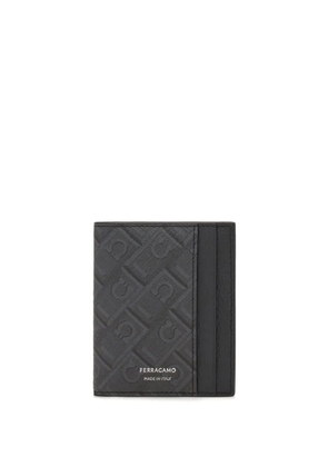 Ferragamo monogram card holder - Black