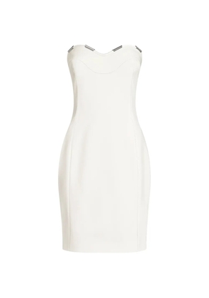 Genny Cady sweetheart-neck midi dress - Neutrals