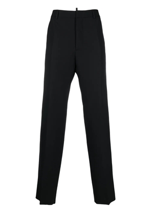 DSQUARED2 logo-plaque tailored trousers - Black