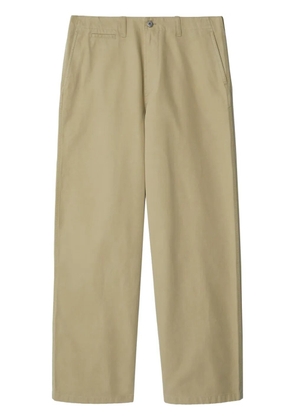 Burberry straight-leg cotton chinos - Neutrals
