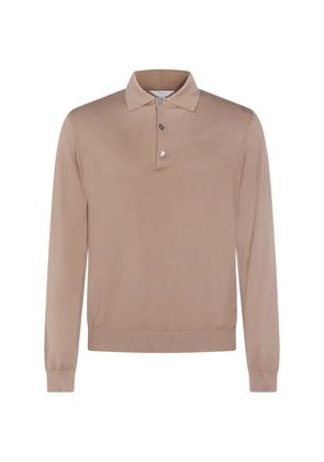 Malo long-sleeve polo shirt - Brown