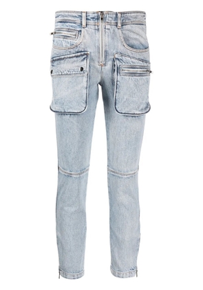 ISABEL MARANT Cenime multi-pocket straight-leg jeans - Blue