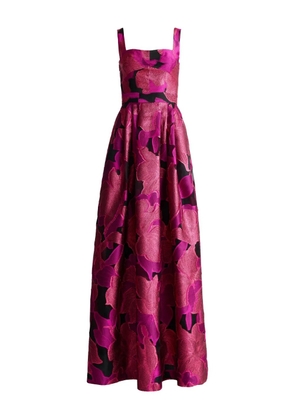 St. John floral-print maxi dress - Pink