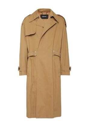 DSQUARED2 belted trench coat - Brown
