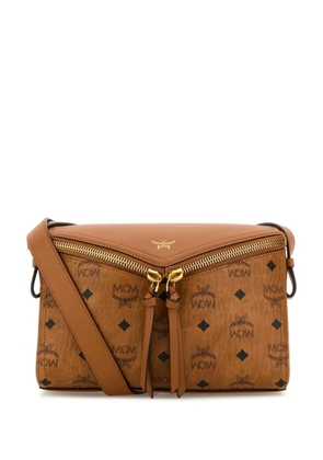 MCM small Diamant 3D crossbody bag - Brown