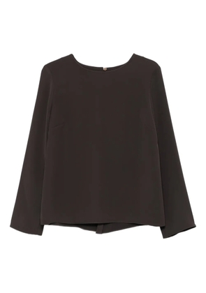 P.A.R.O.S.H. long-sleeve blouse - Brown