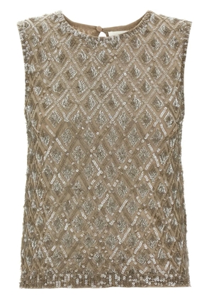 P.A.R.O.S.H. Gild top - Neutrals