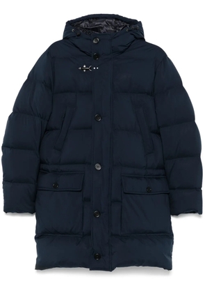 Fay hooded down parka - Blue
