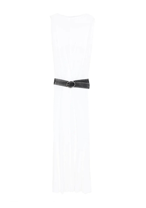 Christopher Esber belted jersey maxi dress - White