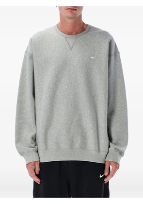 Nike Swoosh embroidery crew-neck sweatshirt - Grey