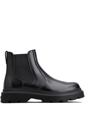 Tod's ankle leather boots - Black