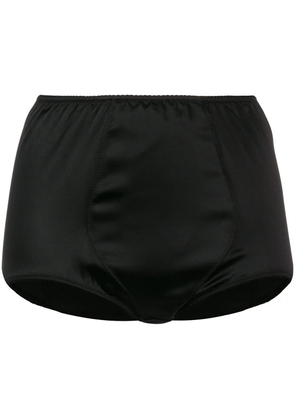 Dolce & Gabbana high-waisted satin briefs - Black