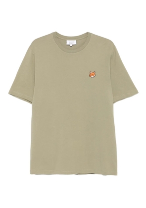 Maison Kitsuné fox-head embroidered T-shirt - Green