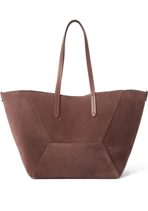 Brunello Cucinelli Duo suede tote bag - Red