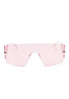 Alexander McQueen Eyewear shield-frame sunglasses - Pink