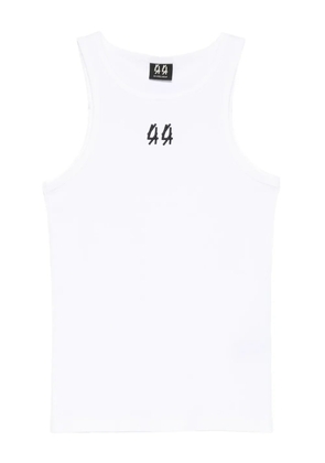 44 LABEL GROUP logo-embroidered vest - White
