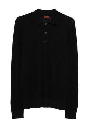 Barena long-sleeve polo shirt - Black