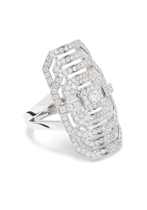 STATEMENT PARIS Ring My Way sterling silver and diamond cocktail ring