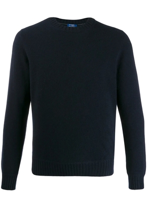 Barba round neck jumper - Blue