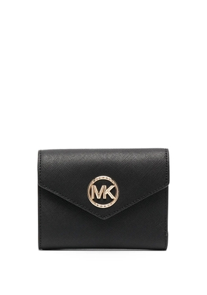 Michael Michael Kors Carmen logo-plaque wallet - Black