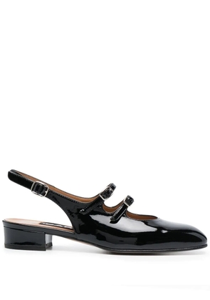 Carel Paris Peche patent-leather slingback pumps - Black
