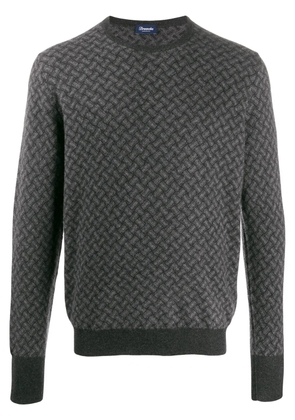 Drumohr crew-neck cashmere sweater - Grey
