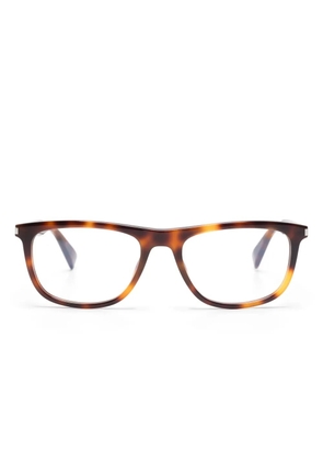 Saint Laurent Eyewear square-frame glasses - Brown